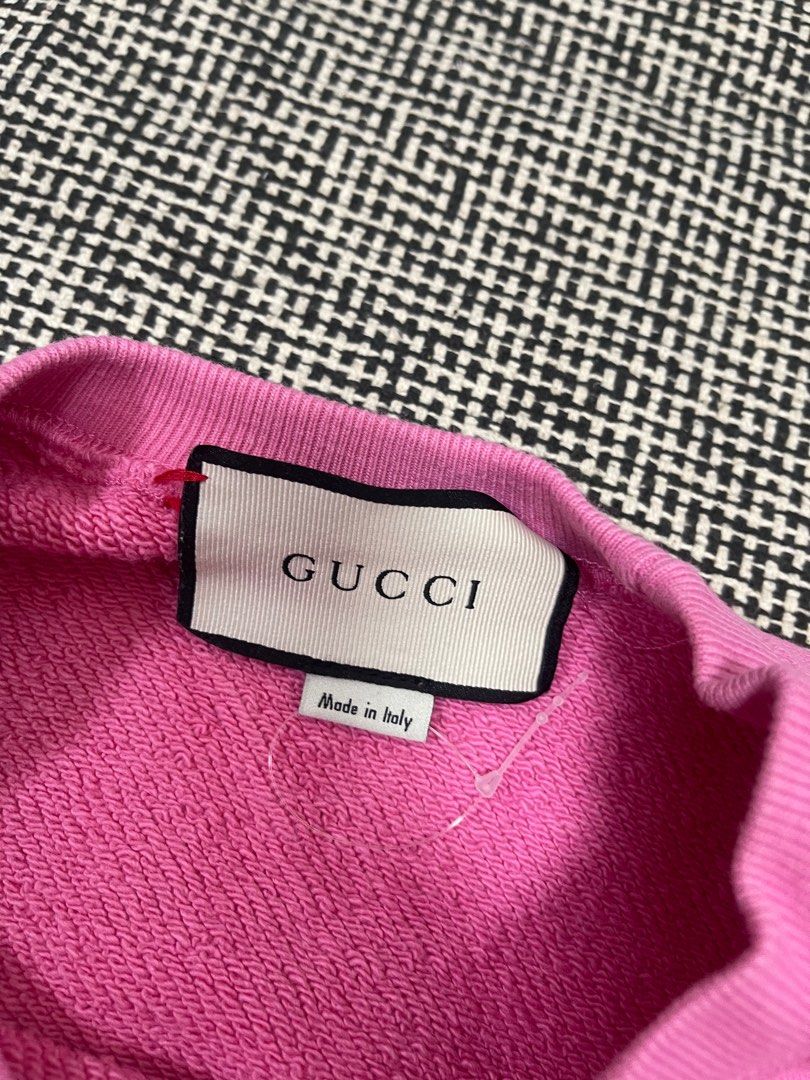 Gucci Pink Cat Sweater