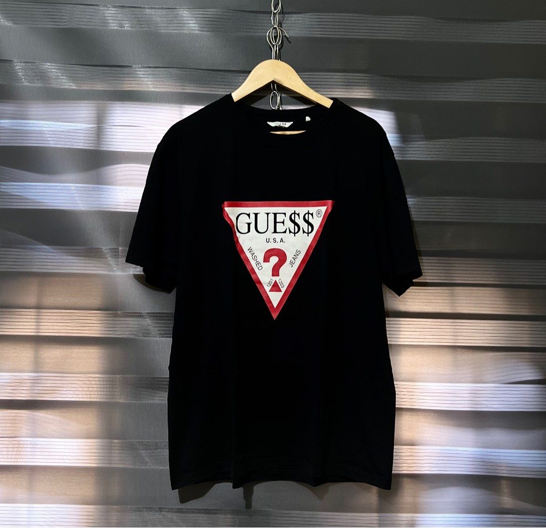 Guess X Asap Rocky Trilogo Black Tee on Carousell