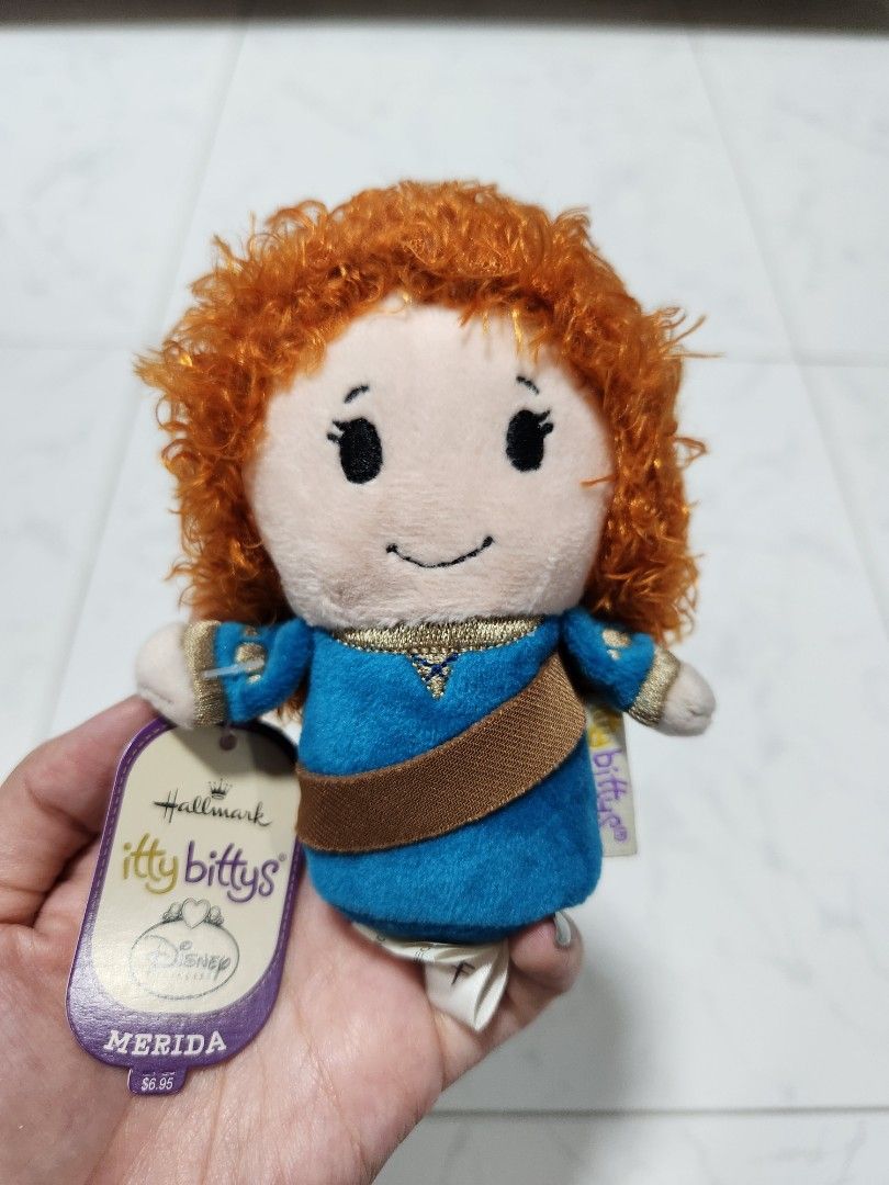 Hallmark Itty Bittys Princess (Cinderella, Merida, Rapunzel), Hobbies & Toys, Toys & Games on