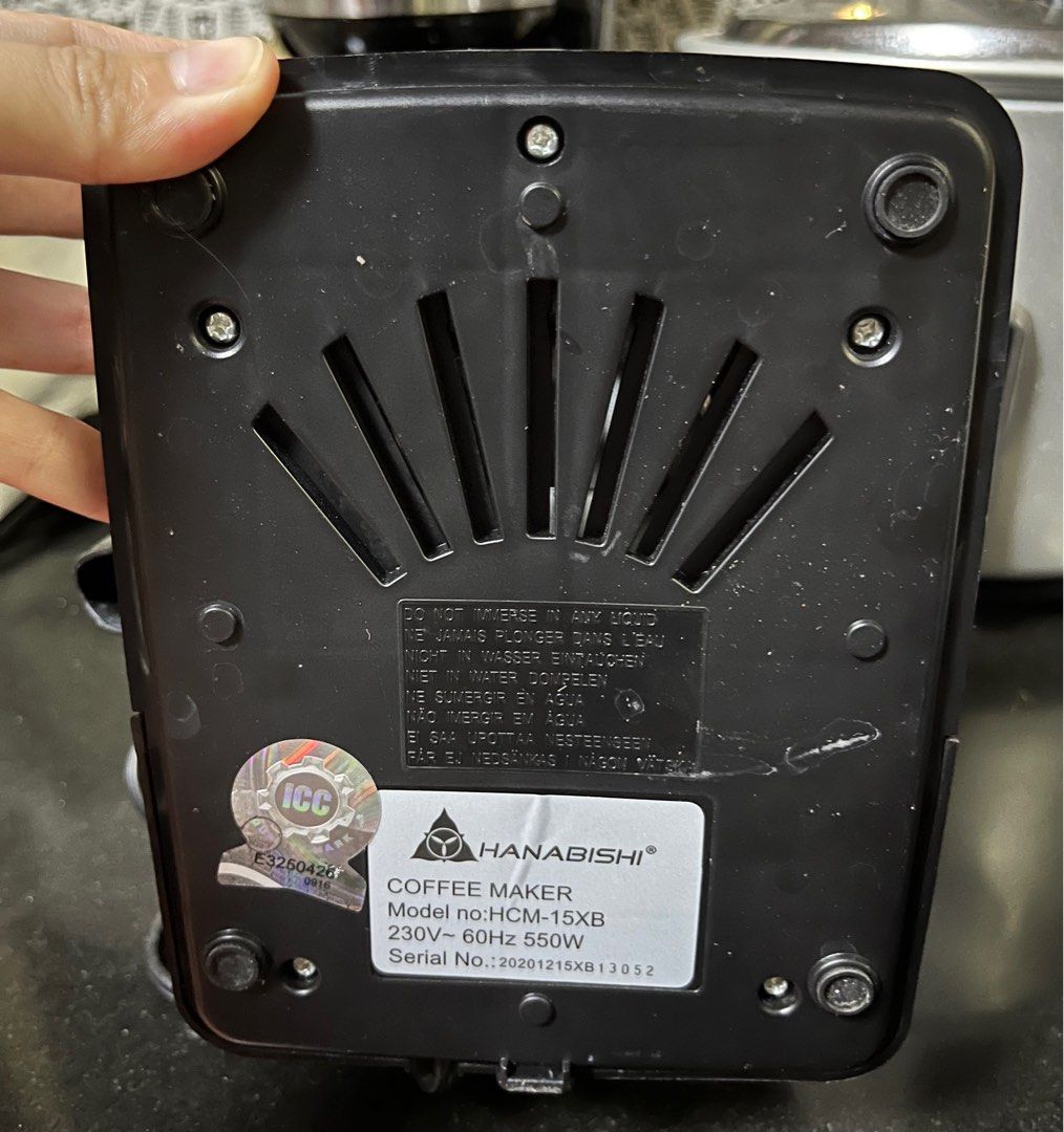 Hanabishi Coffee Maker, TV & Home Appliances, Kitchen Appliances