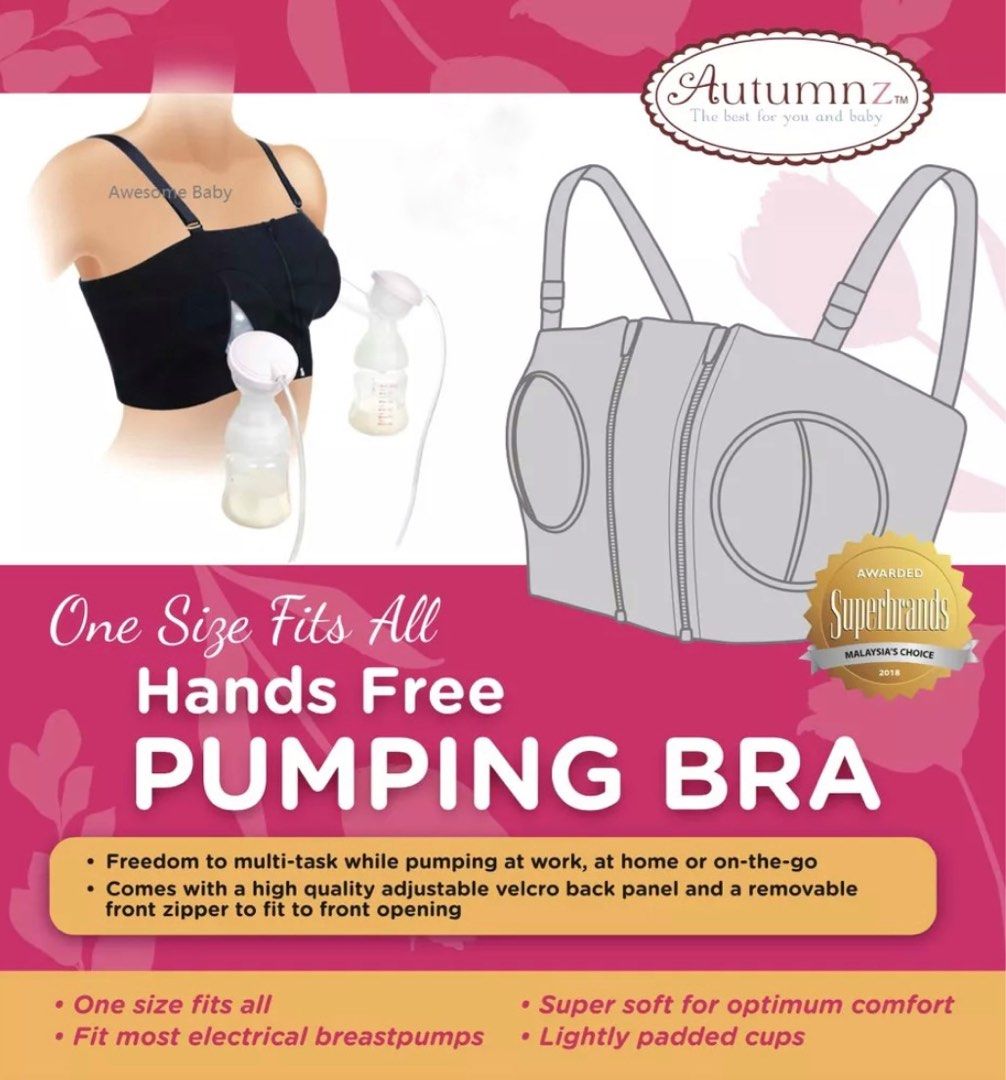 Hands free pumping bra, Babies & Kids, Nursing & Feeding