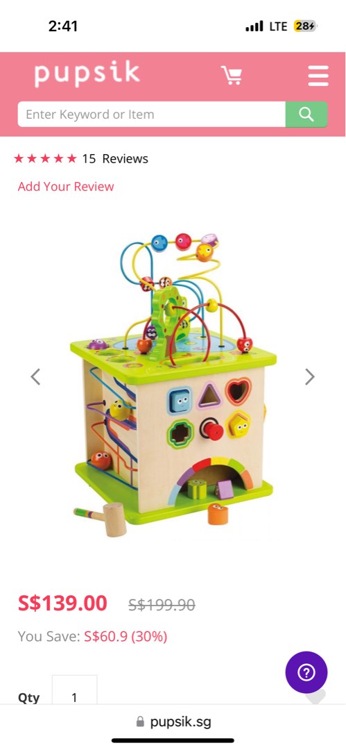 Hape country critters play cube new arrivals