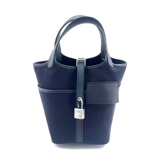 We love Hermes - Sangle Cavale 25 mm/70cm(PHW bag strap SOLD bleu  encre/cuivre/noir