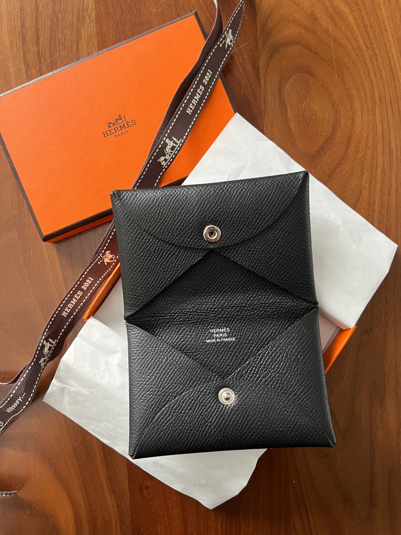 Hermes card holder, Luxury, Bags & Wallets on Carousell
