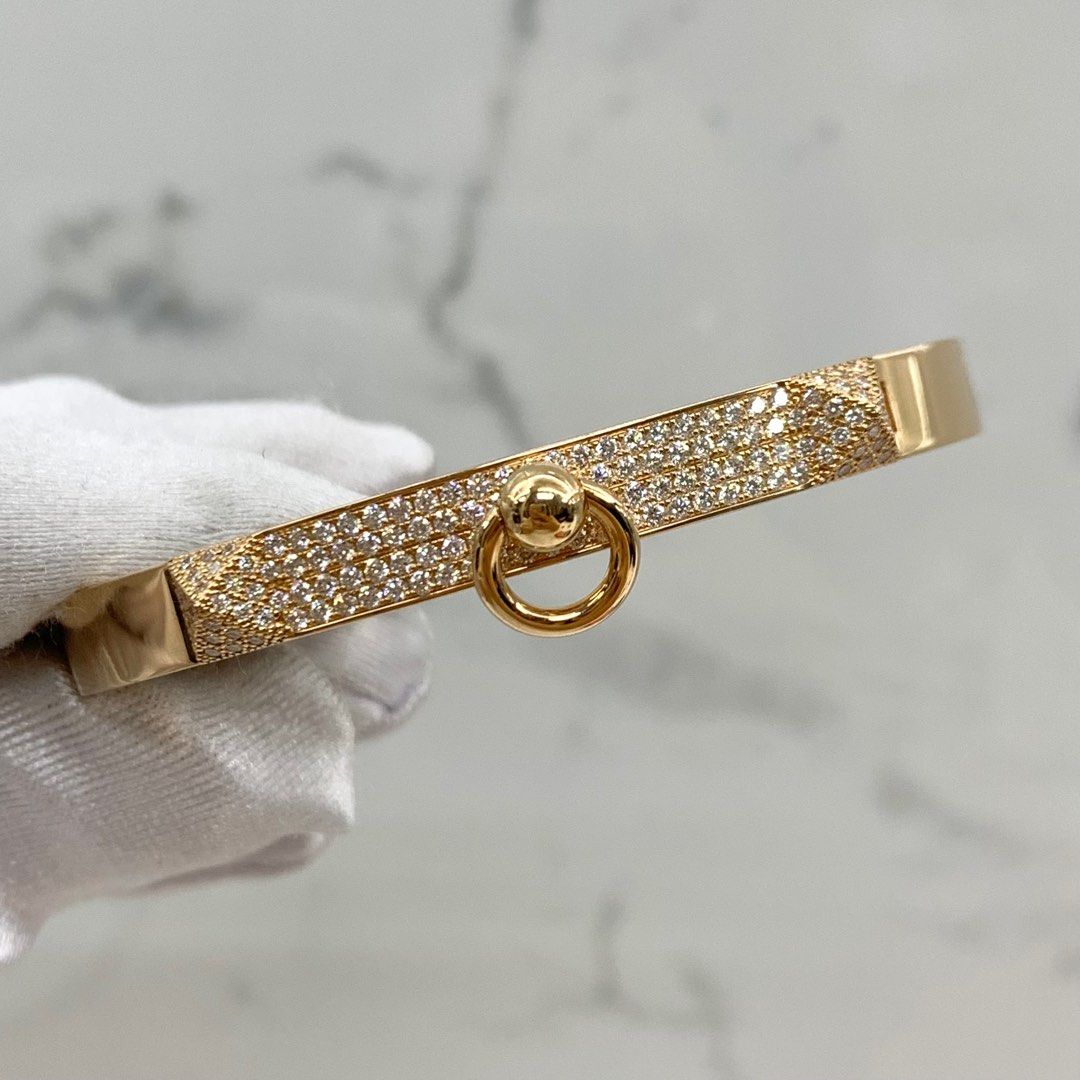 Hermes collier de cheap chien diamond bracelet
