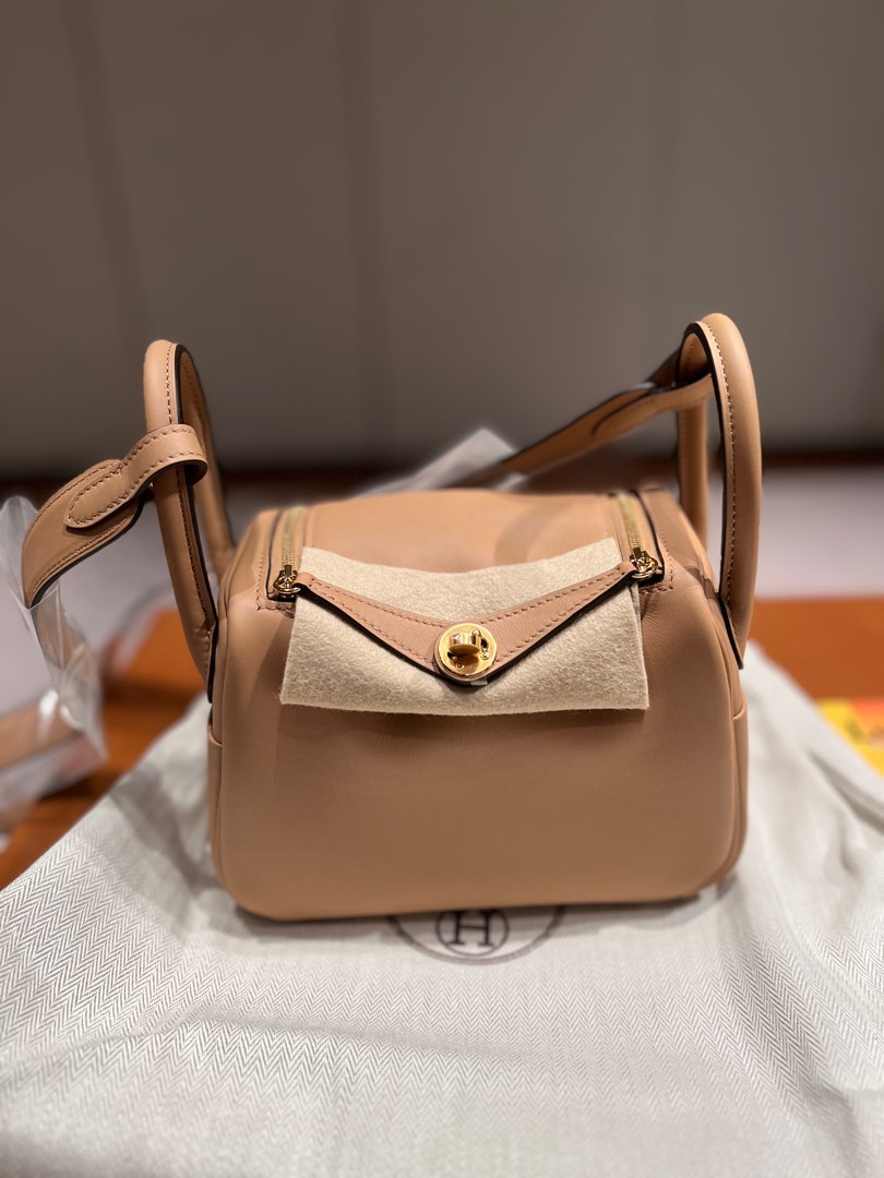 Hermes Lindy Mini Chai Swift, Luxury, Bags & Wallets on Carousell