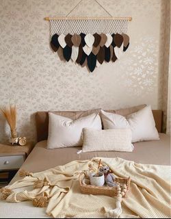 Hiasan dinding Macrame