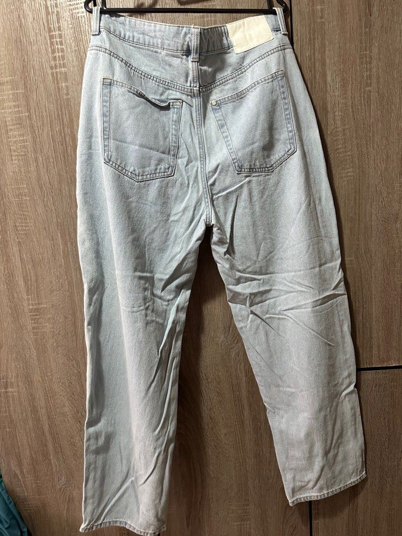 High Waist 90’s Baggy Jeans - Denim