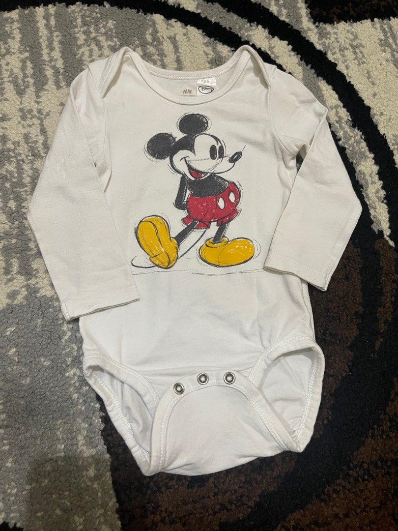 H m baby x disney jumper panjang Bayi Anak Baju Bayi di Carousell