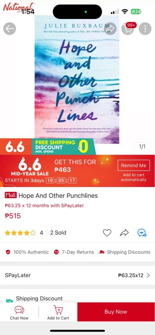 Hope And Other Punchlines (Category: Storybooks) located in Pasig City. Submitted by mendd (Listing ID 1235196960, Image 2). Description: .