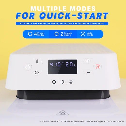HTVRONT Auto Heat Press Machine for T Shirts 15x15 Smart T Shirt