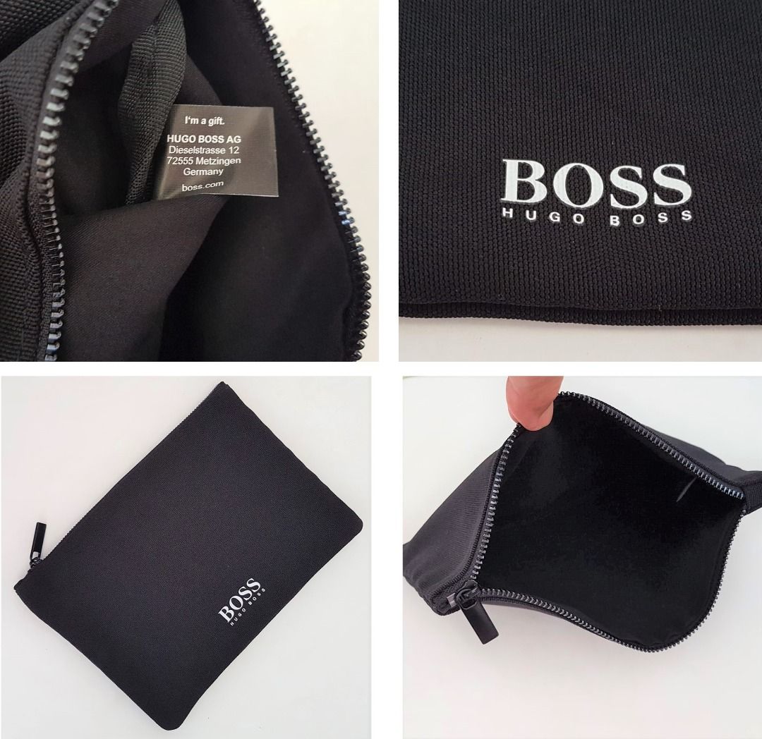 Hugo boss cosmetic discount bag