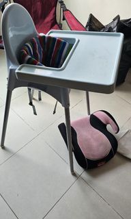 IKEA high chair & booster seat