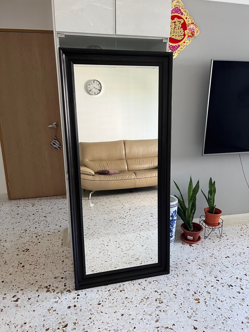 IKEA full length mirror 75 x 165cm, Furniture & Home Living, Home Decor