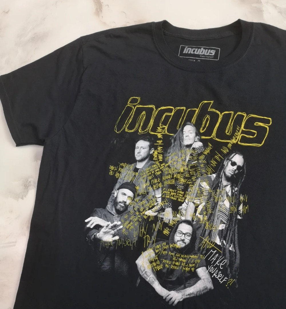 INCUBUS (TOUR), Men's Fashion, Tops & Sets, Tshirts & Polo Shirts on