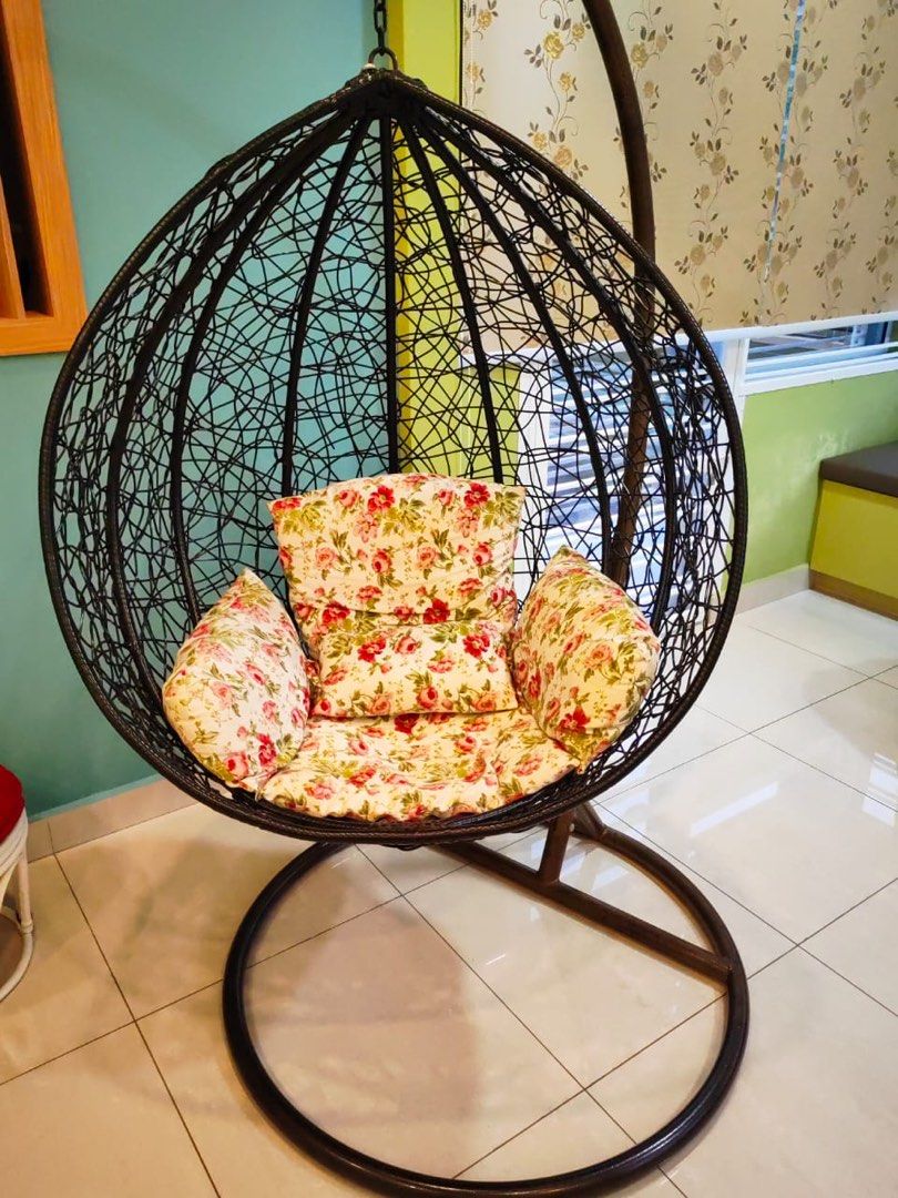 Indoor Hanging Chair (Egg Chair), Furniture & Home Living, Furniture