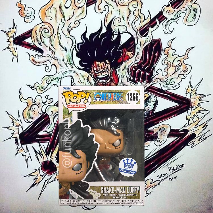 Funko POP! One Piece SNAKE-MAN LUFFY & LUFFY GEAR 4 Vinyl Figure with —  Beyond Collectibles