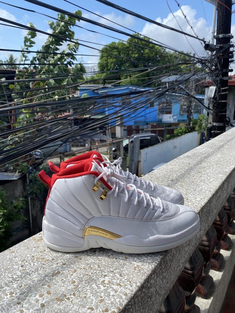 Jordan 12 fiba on feet hot sale