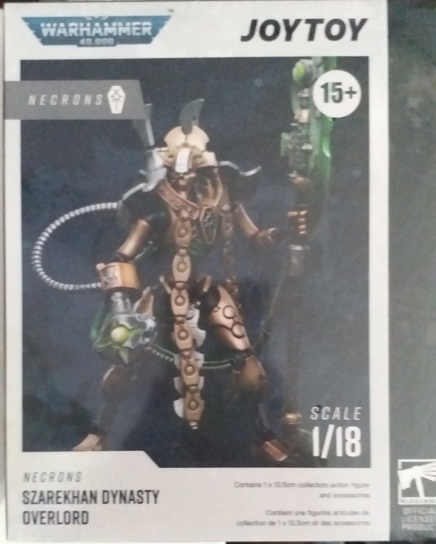 Warhammer 40K: Necrons Szarekhan Dynasty Overlord (1:18 Scale)