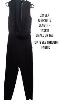 Jumpsuits Black Small Size on Tag