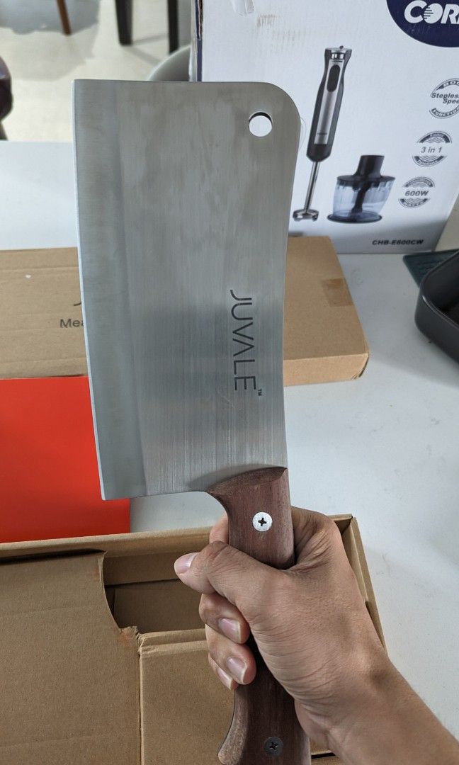 Juvale meat cleaver knife 8 inch unused, Furniture & Home Living