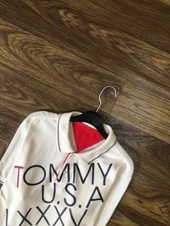 Kaos Kerah TOMMY HILFIGER Branded Polo Shirt