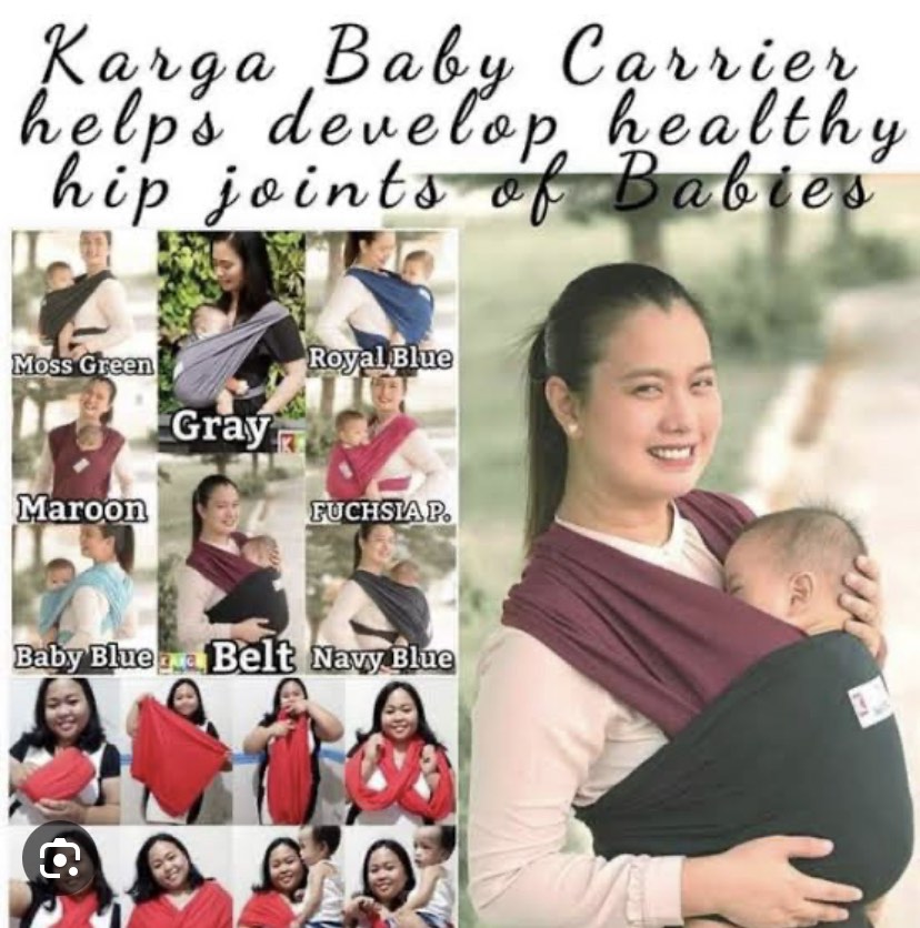 Karga Baby Wrap M XL Red Babies Kids Going Out Carriers