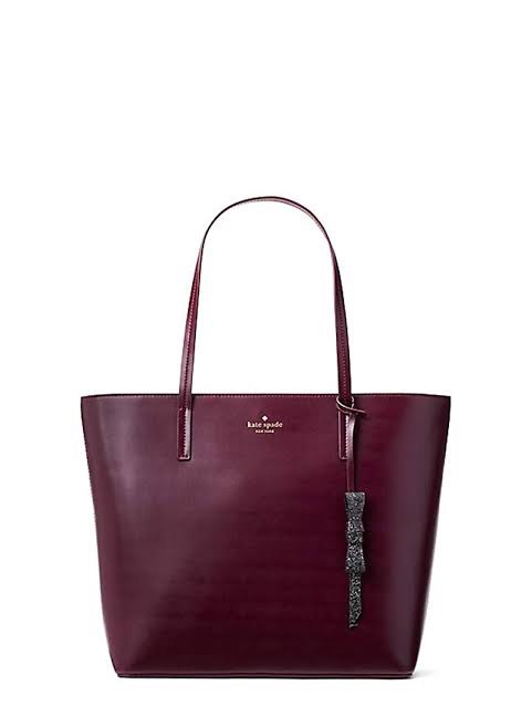 Kate Sp Kate Sp@de Karla Seton Tote Bag Plum on Carousell