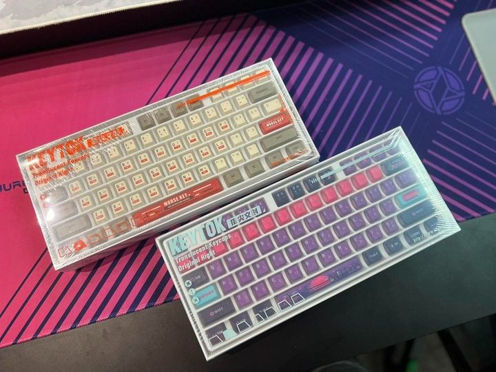 Keytok OEM Profile Keycap Set - Morse Code/Pixel Universe, Computers ...
