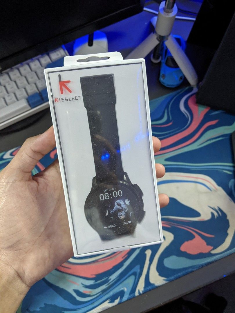 Kieslect K10 Smart watch (Black), Mobile Phones & Gadgets, Wearables