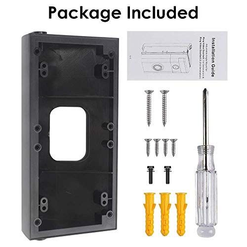 Ring Doorbell Narrow Trim Slim Mount Wired Anti-Theft Camera Mount