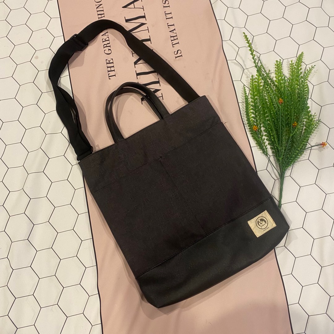 Grey cotton hotsell tote bag