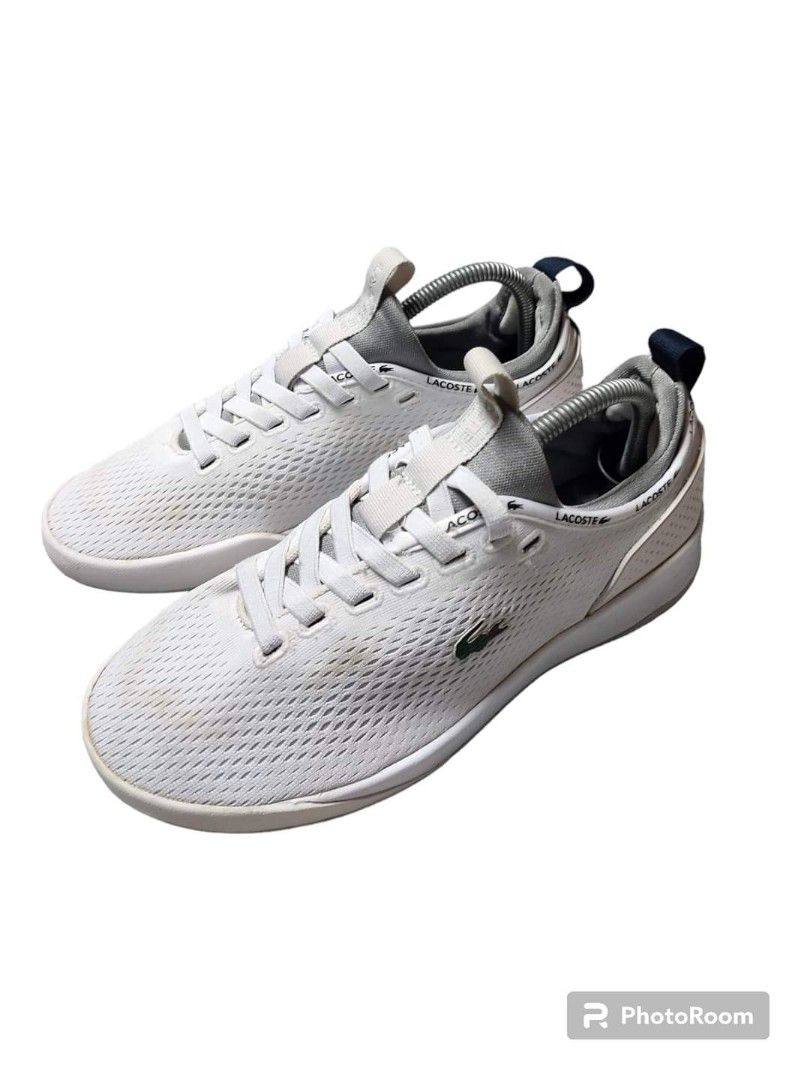 LACOSTE MEN S LT SPIRIT 2.0 TEXTILE TRAINERS
