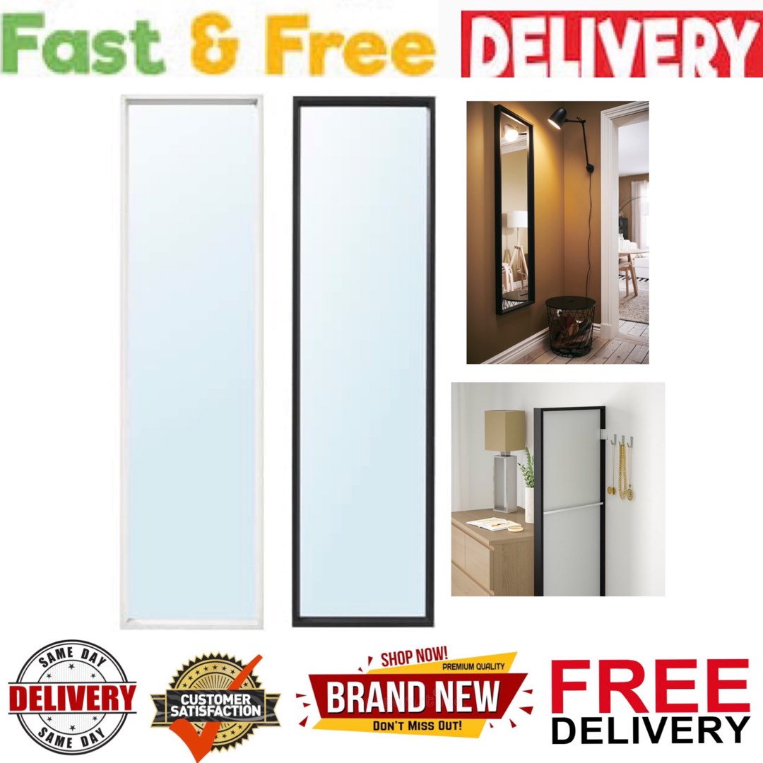 Large mirrors Can be hung horizontally or vertically. ALEX BAGGEBO