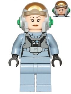 Lego 樂高Star Wars Rebels Rebel Pilot A-wing (Open Helmet, Sand