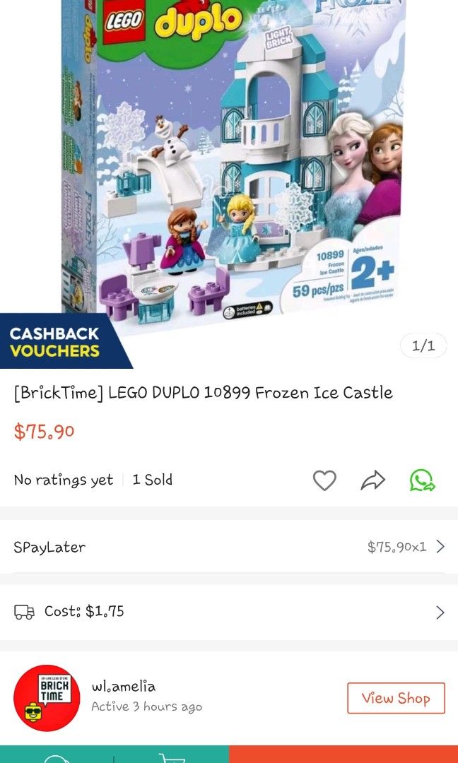 Lego duplo frozen castle store instructions