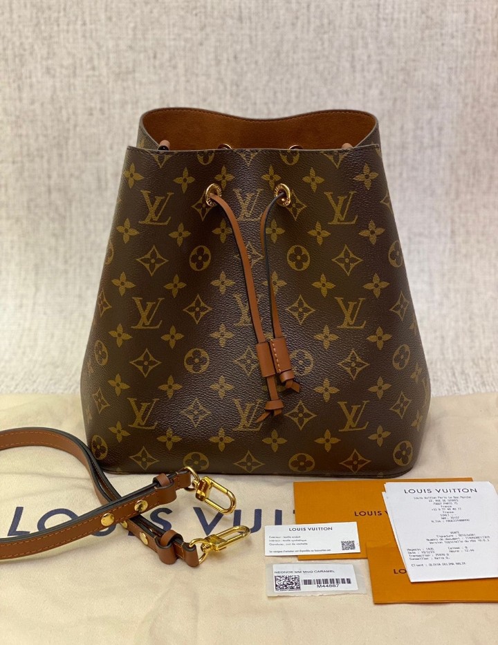 Louis Vuitton Neonoe Caramel Full set ori receipt. Excellent