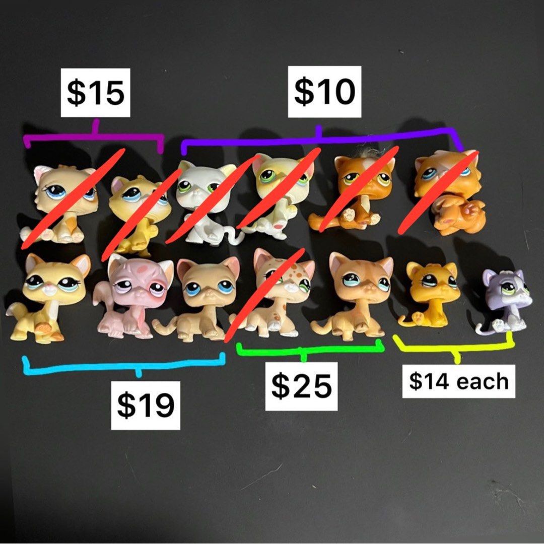 Littlest pet best sale shop characters toys
