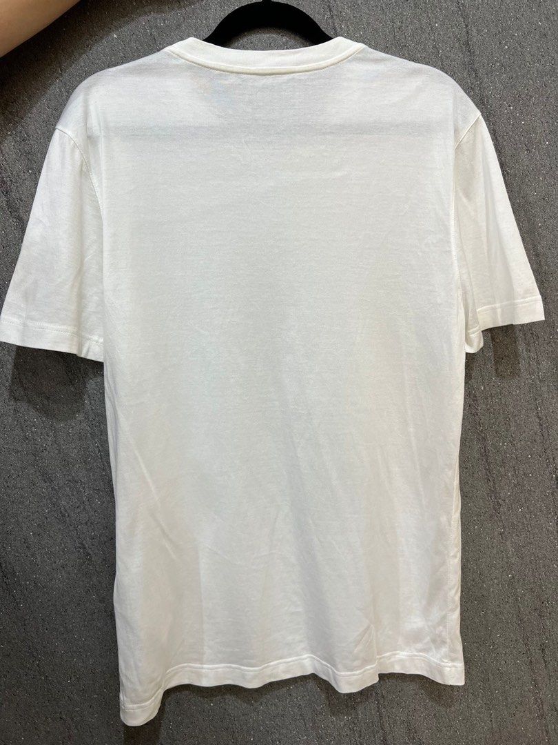 Louis Vuitton - Authenticated T-Shirt - Cotton White Plain for Men, Never Worn, with Tag