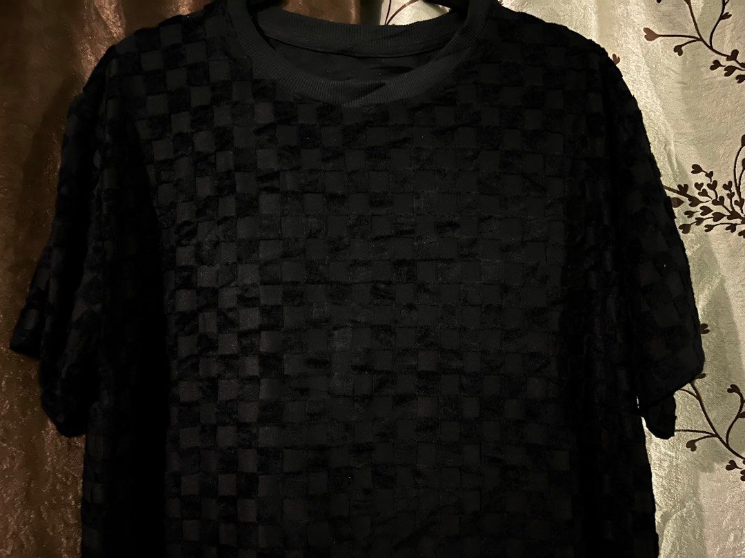 Louis Vuitton, Shirts, Louis Vuitton Monogram Logo Layered Mesh Shirt  Large