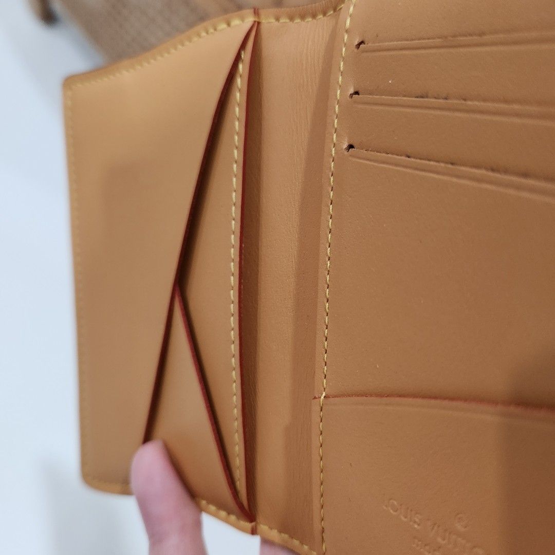 Louis Vuitton Pocket Organizer Blurry Monogram Brown in Coated