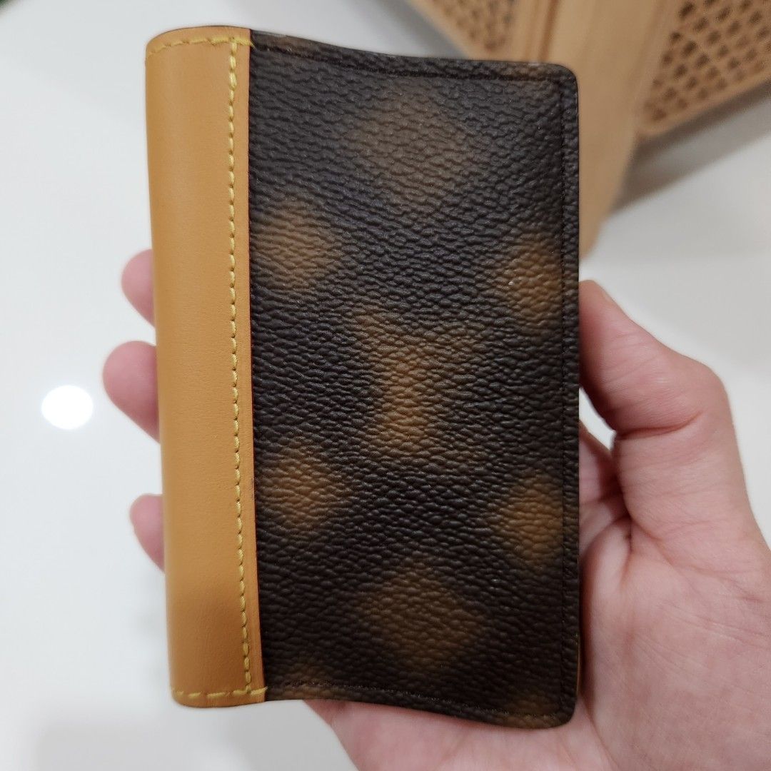 Louis Vuitton Slender Wallet Blurry Monogram Brown in Coated
