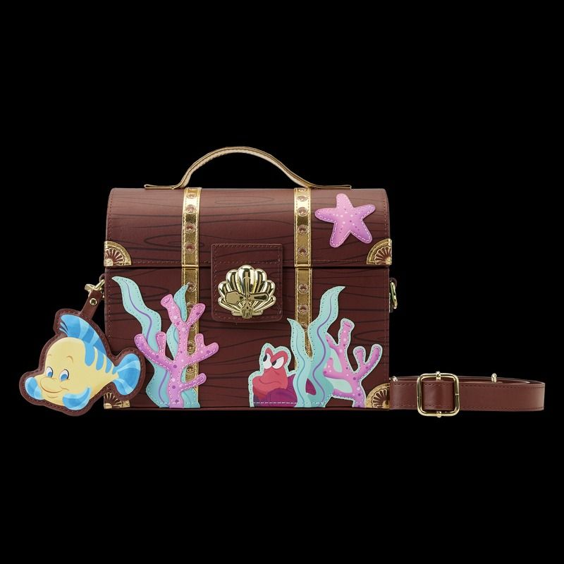 Exclusive Drop: Stitch Shoppe by Loungefly Disney The Little Mermaid Treasure Chest Crossbody Bag & Pin - 5/26/23