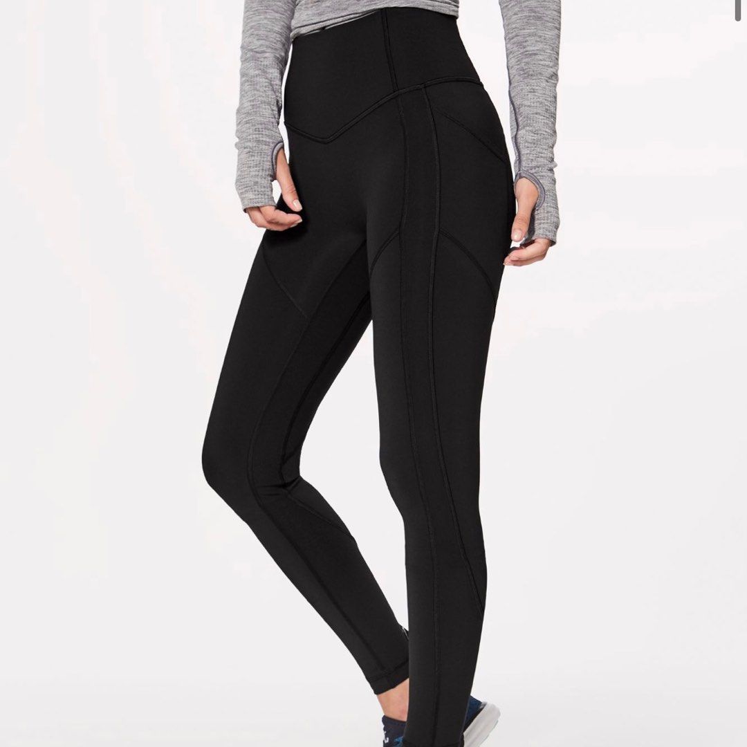 lululemon all the right places 23, Women's Fashion, Activewear on Carousell