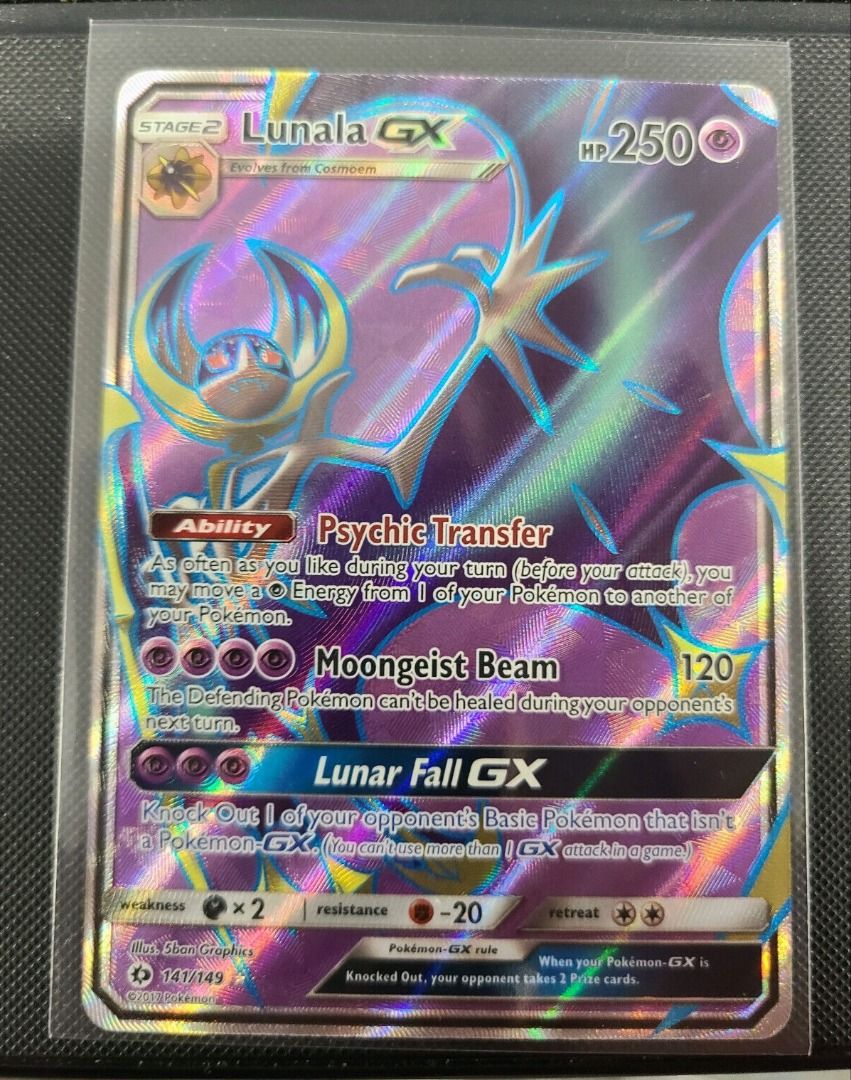Lunala GX Pokémon Sun & Moon 66/149 - GEM MINT PSA 10