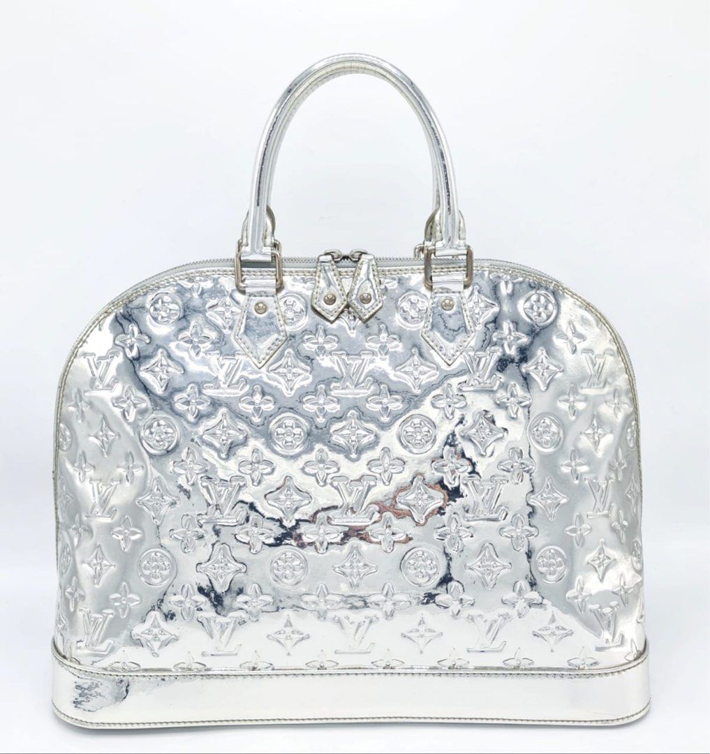Louis Vuitton Silver Monogram Miroir Limited Edition Alma MM Bag Louis  Vuitton