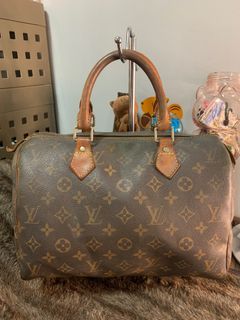 Louis Vuitton Monogram Canvas Speedy 30 (Authentic Pre-Owned) Women's  VI1902