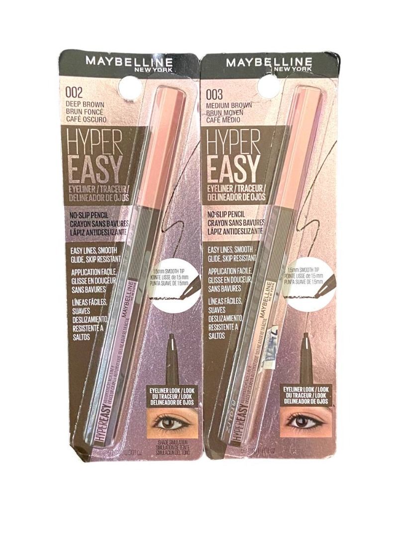 Maybelline New York Hyper Easy No Slip Pencil Eyeliner Makeup 50mg