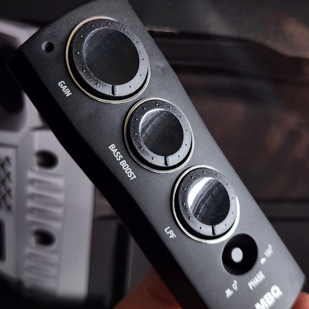 Mbq Amplified 280w Loud Subwoofer Amplified with Bass boost gain LPF