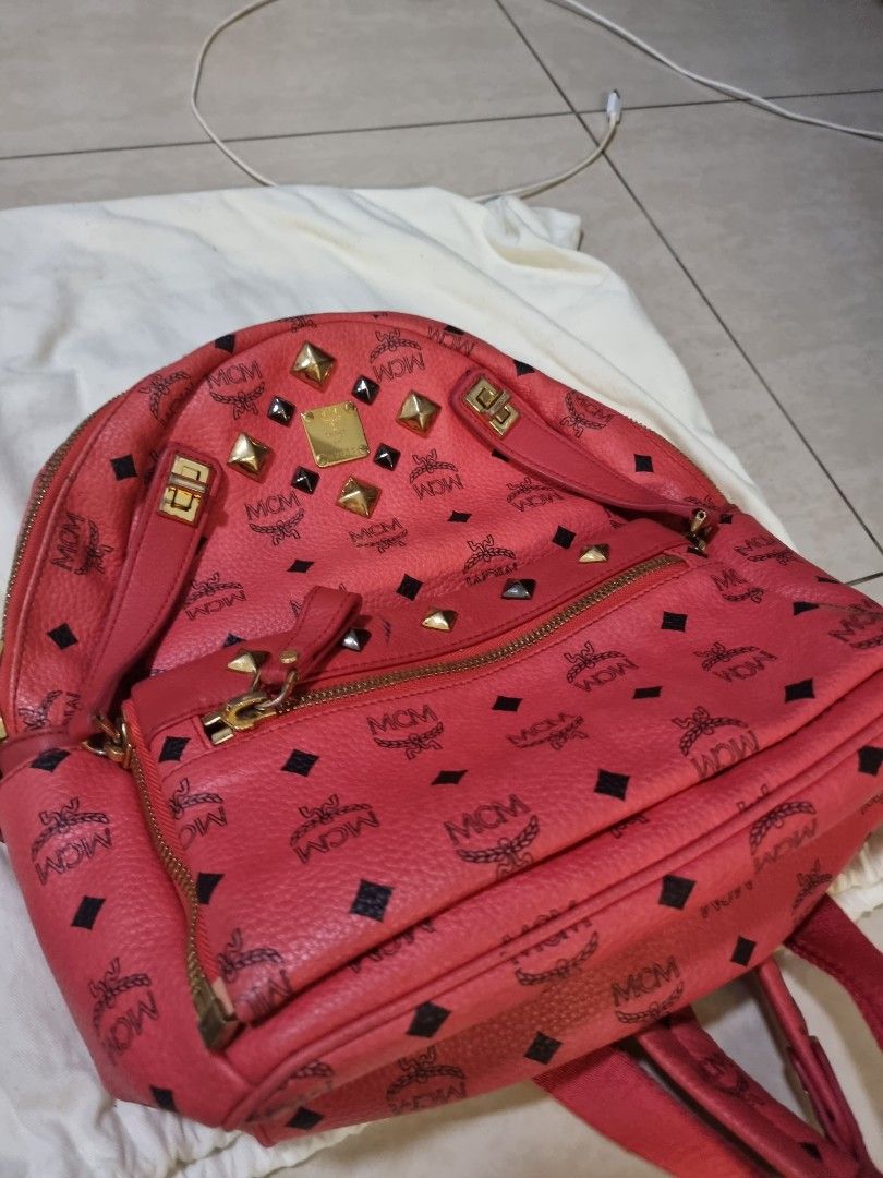 Mcm discount big backpack
